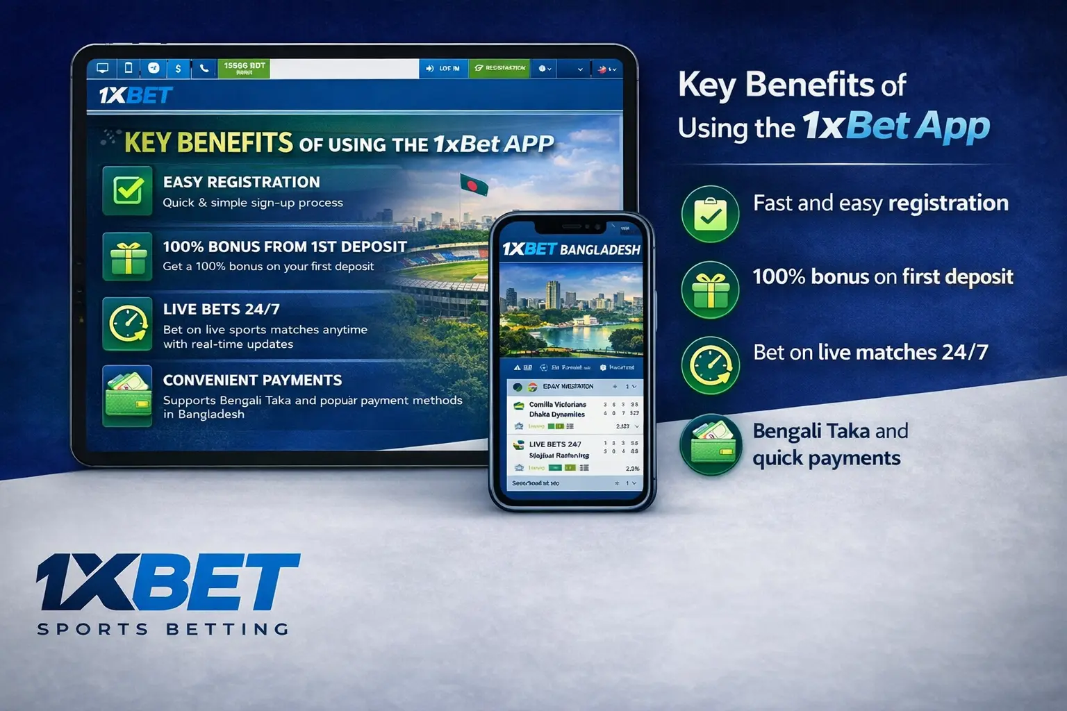 Key Benefits of Using the 1xBet App