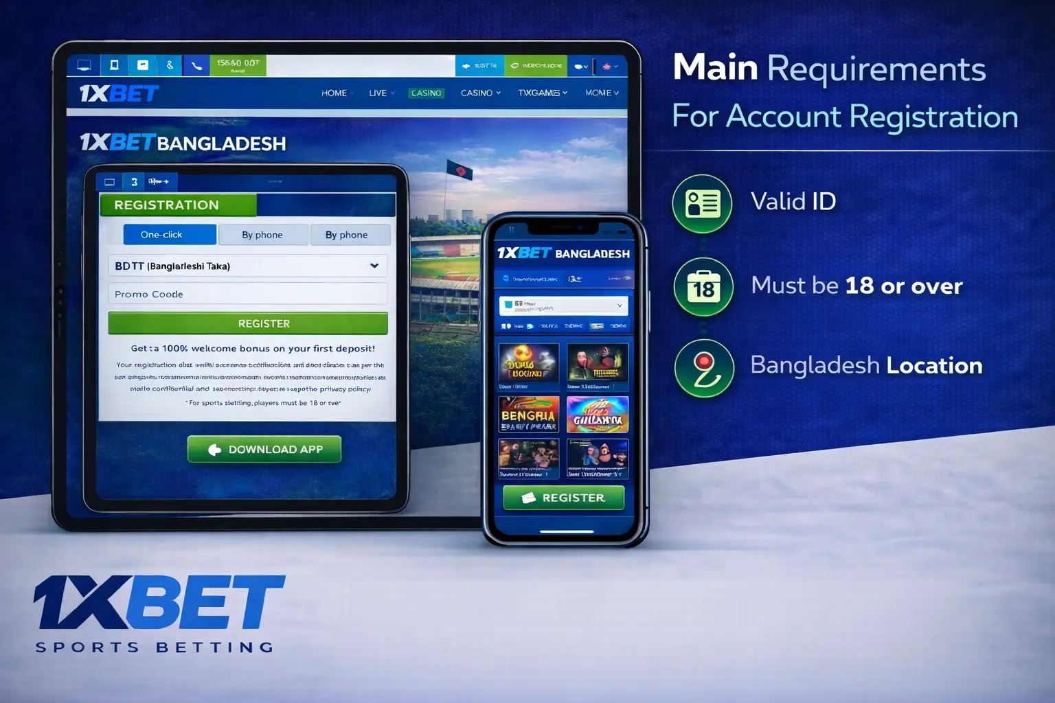 Main Requirements For Account Registration